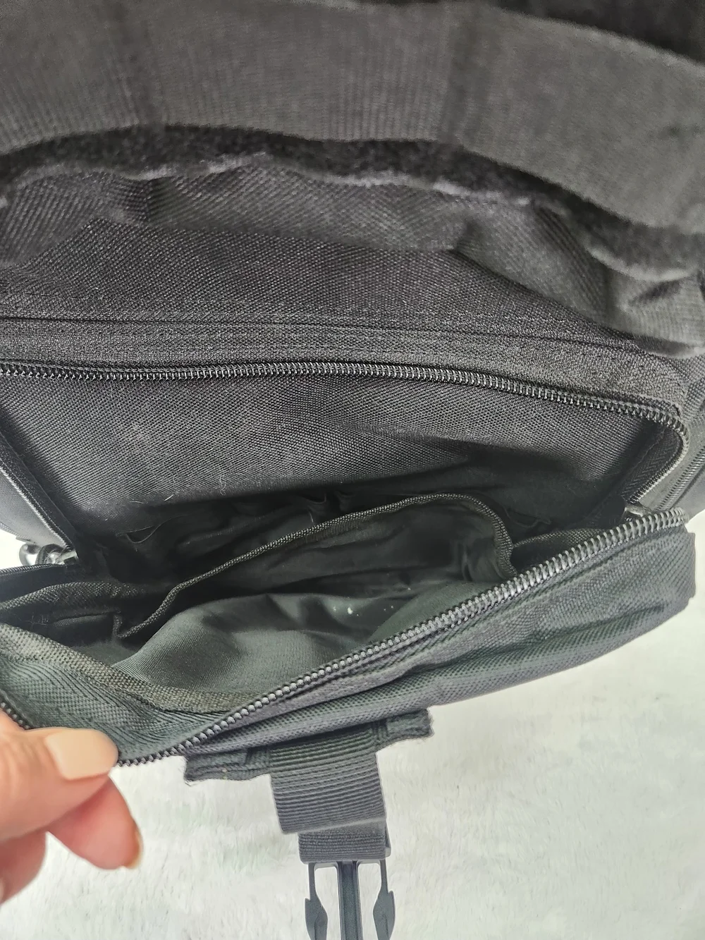 Black Tactical Sling Bag for Men - Rugged Everyday Carry